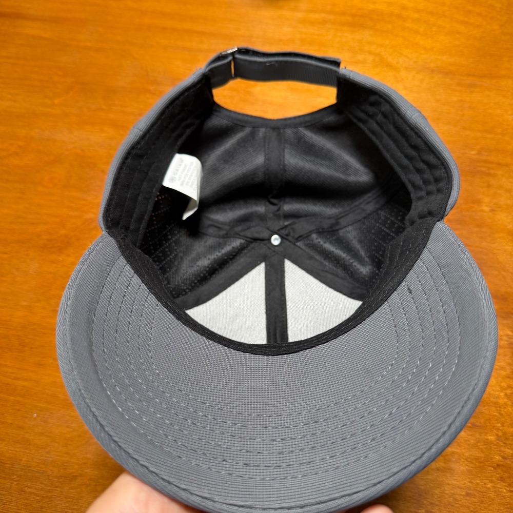 Gaiam Baseball Hat Unisex OS Grey Perforated Performance Adjustable Strapback - Picture 8 of 10